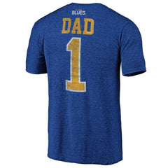 St. Louis Blues Greatest Dad Tri-Blend T-Shirt -  NHL T-shirts