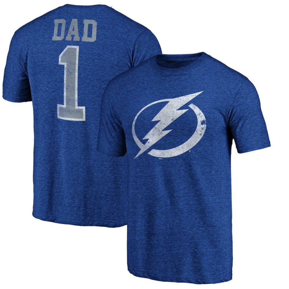 Tampa Bay Lightning Greatest Dad Tri-Blend T-Shirt -  NHL T-shirts