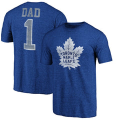 Toronto Maple Leafs Greatest Dad Tri-Blend T-Shirt -  NHL T-shirts