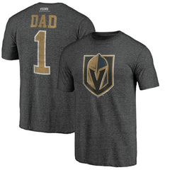 Vegas Golden Knights Greatest Dad Tri-Blend T-Shirt -  NHL T-shirts