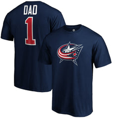 Columbus Blue Jackets #1 Dad T-Shirt -  NHL T-shirts