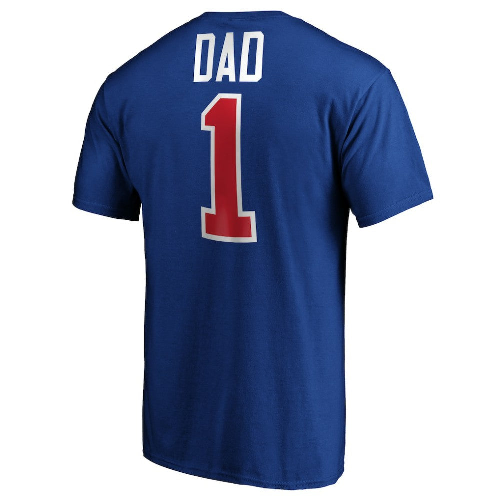 New York Rangers #1 Dad Logo T-Shirt -  NHL T-shirts