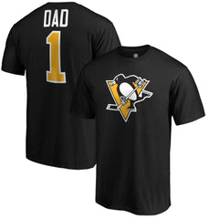 Pittsburgh Penguins #1 Dad Logo T-Shirt -  NHL T-shirts