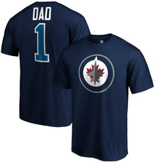 Winnipeg Jets #1 Dad T-Shirt -  NHL T-shirts