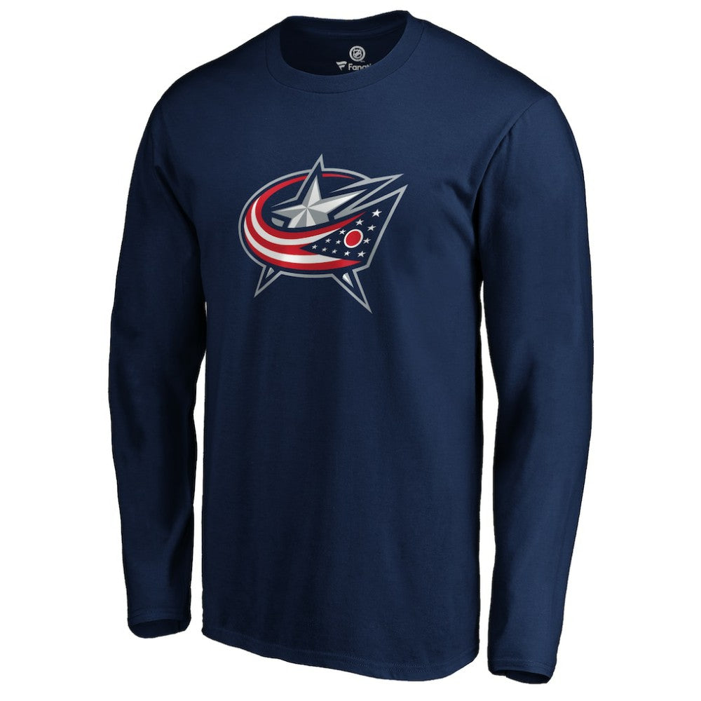 Columbus Blue Jackets #1 Dad Long Sleeve T-Shirt -  NHL T-shirts
