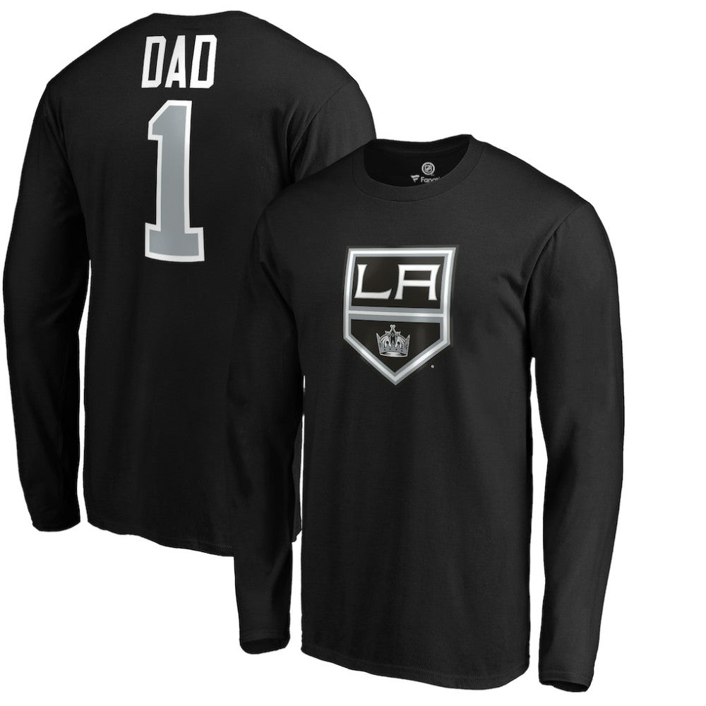 Los Angeles Kings #1 Dad Long Sleeve T-Shirt -  NHL T-shirts