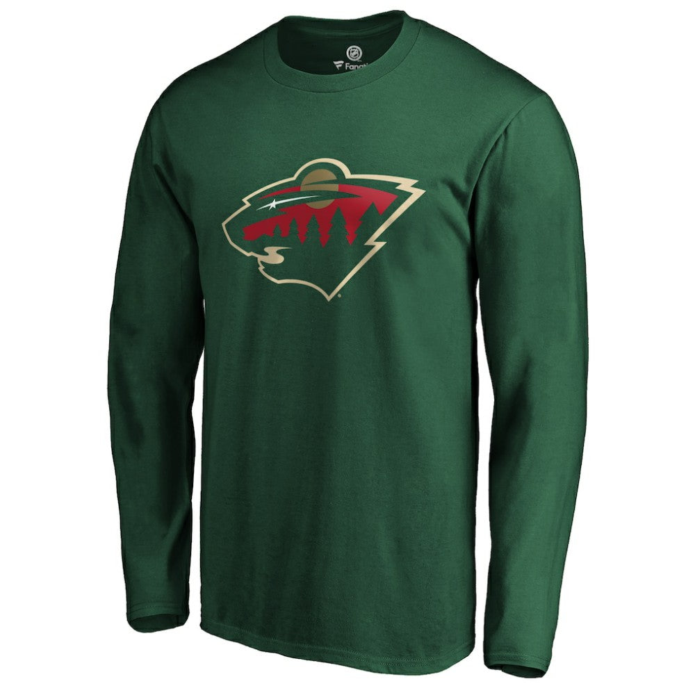 Minnesota Wild #1 Dad Long Sleeve T-Shirt -  NHL T-shirts