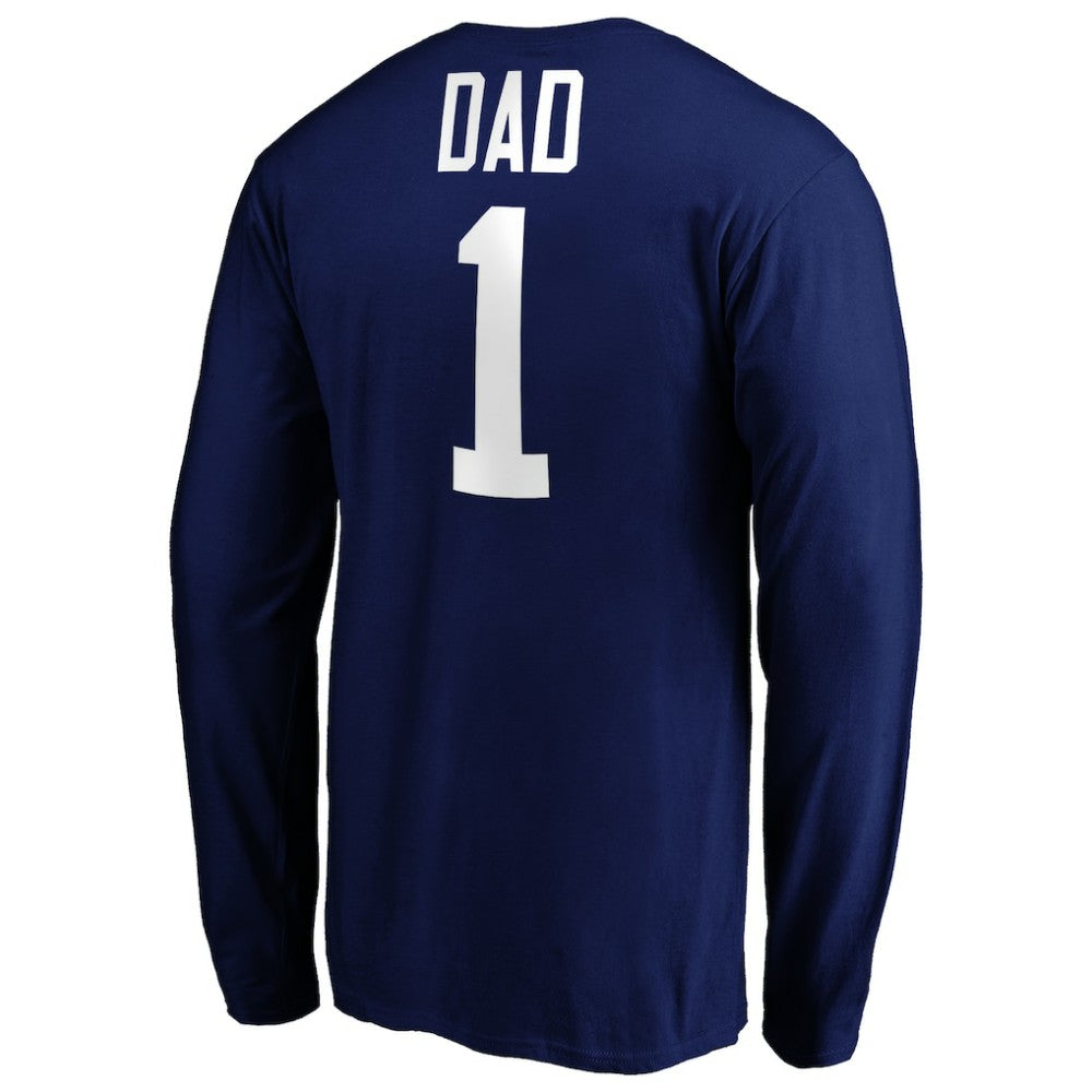 Toronto Maple Leafs #1 Dad Long Sleeve T-Shirt -  NHL T-shirts