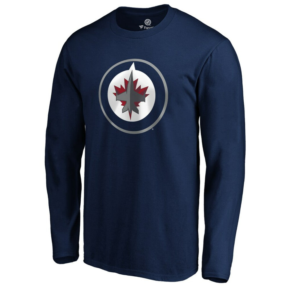 Winnipeg Jets #1 Dad Long Sleeve T-Shirt -  NHL T-shirts