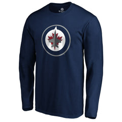 Winnipeg Jets #1 Dad Long Sleeve T-Shirt -  NHL T-shirts