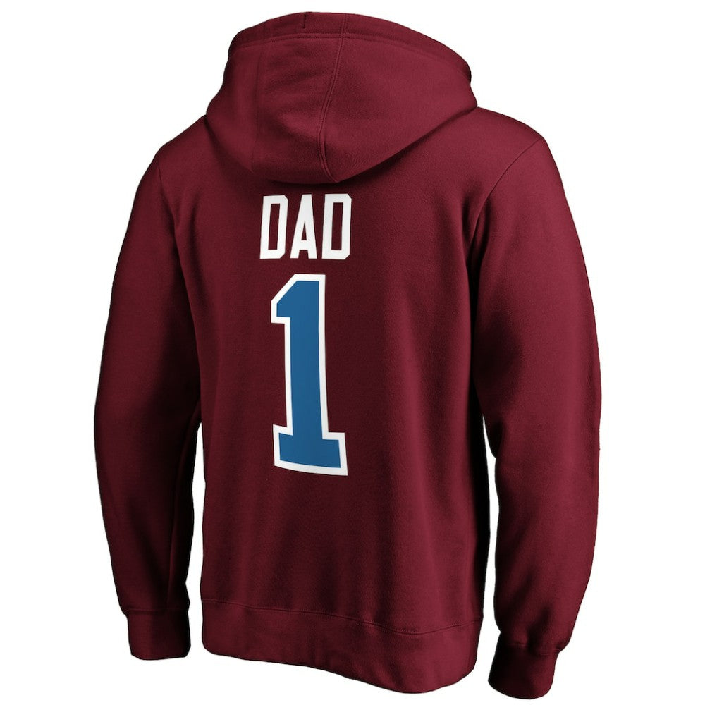 Colorado Avalanche #1 Dad Pullover Hoodie -  NHL Hoodies