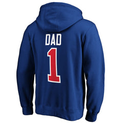 New York Rangers #1 Dad Pullover Hoodie -  NHL Hoodies