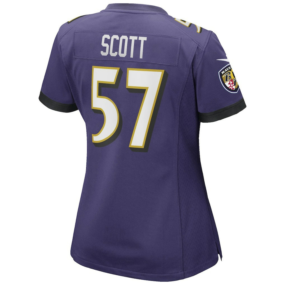 Baltimore Ravens Bart Scott  Women's Game Retired Player Jersey | NFL New