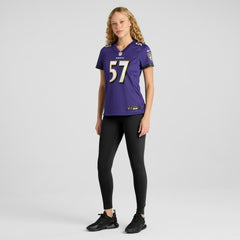 Baltimore Ravens Bart Scott  Women's Game Retired Player Jersey | NFL New