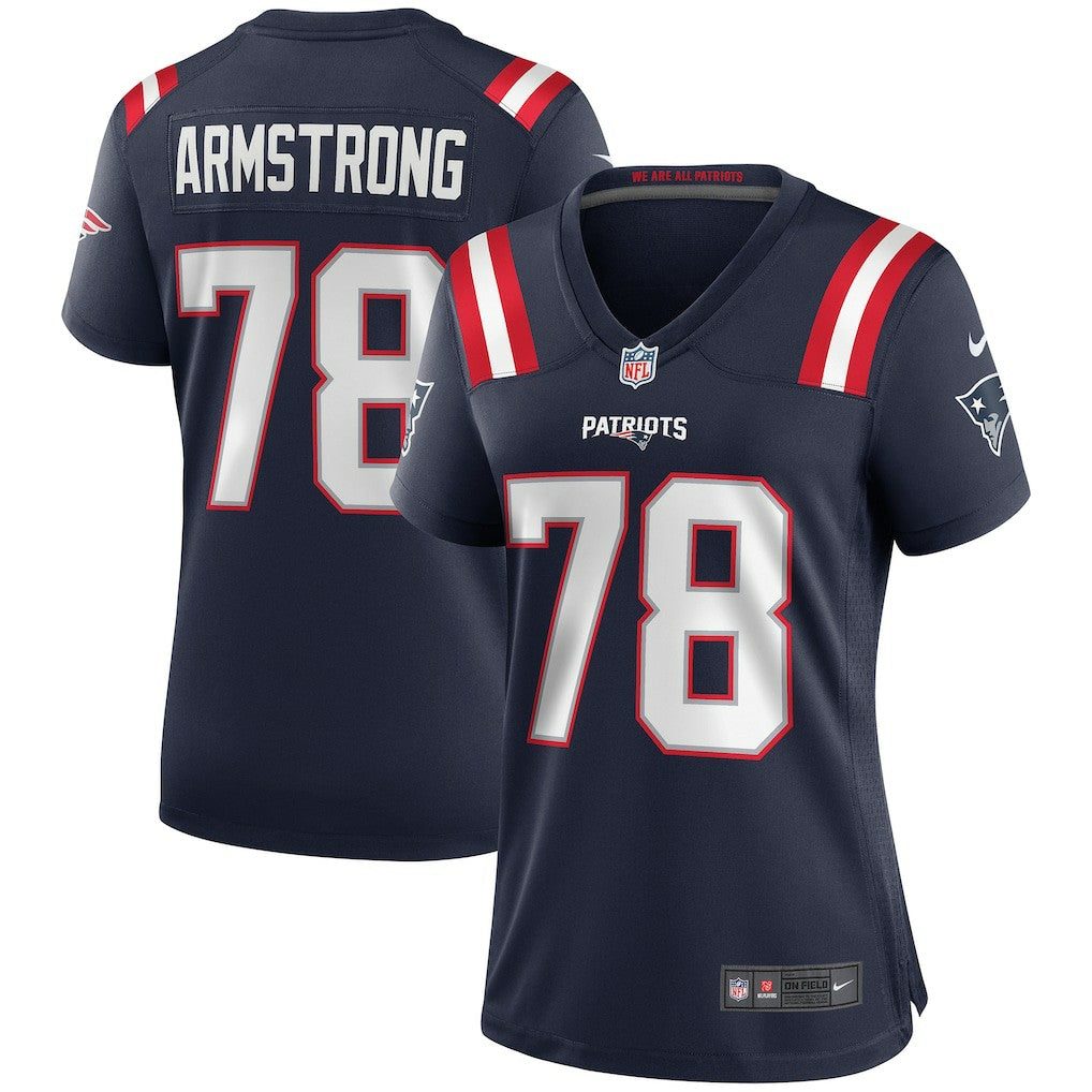 New England Patriots Bruce Armstrong  Women's Game Retired Player Jersey | NFL Sale