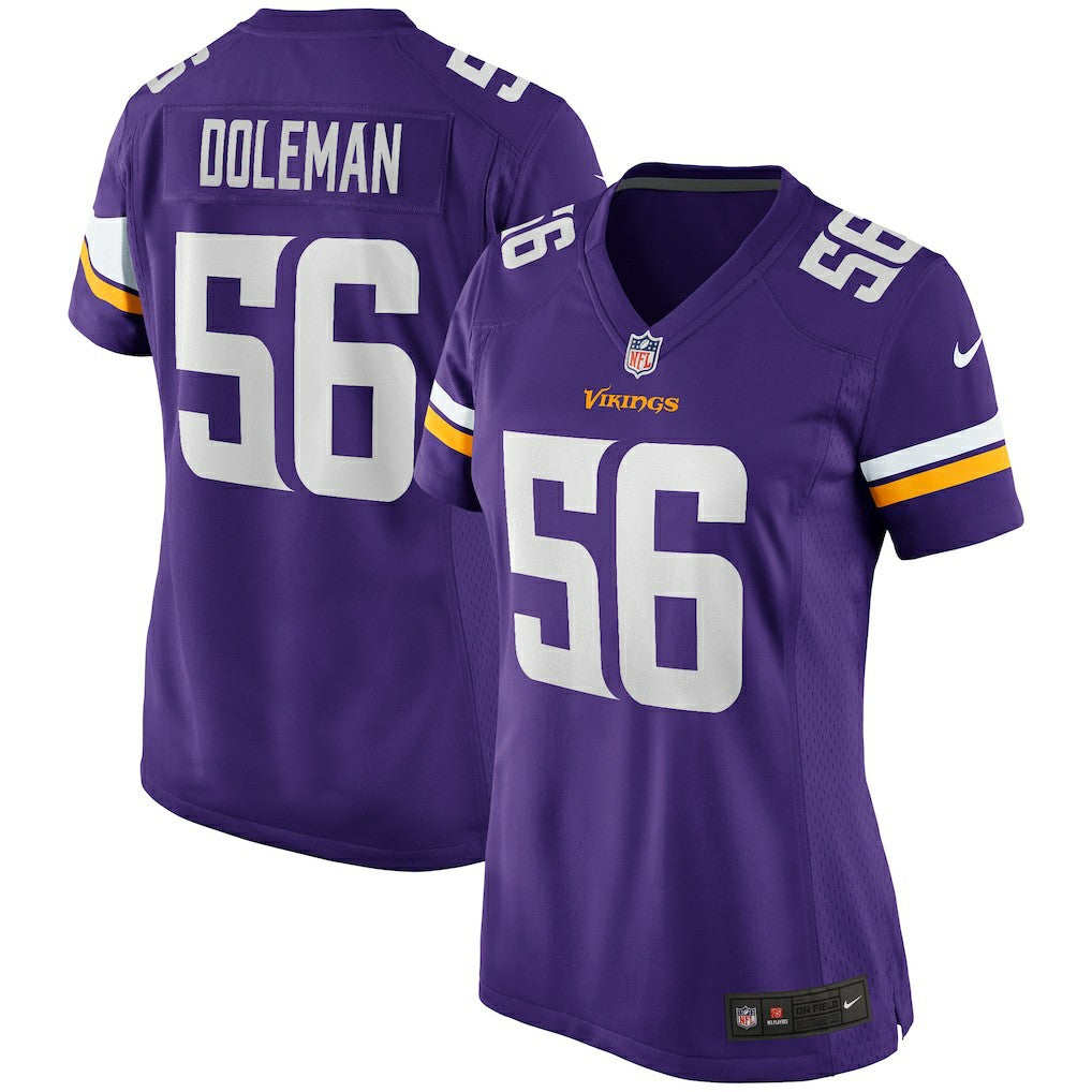 Minnesota Vikings Chris Doleman  Women's Game Retired Player Jersey | NFL Discount