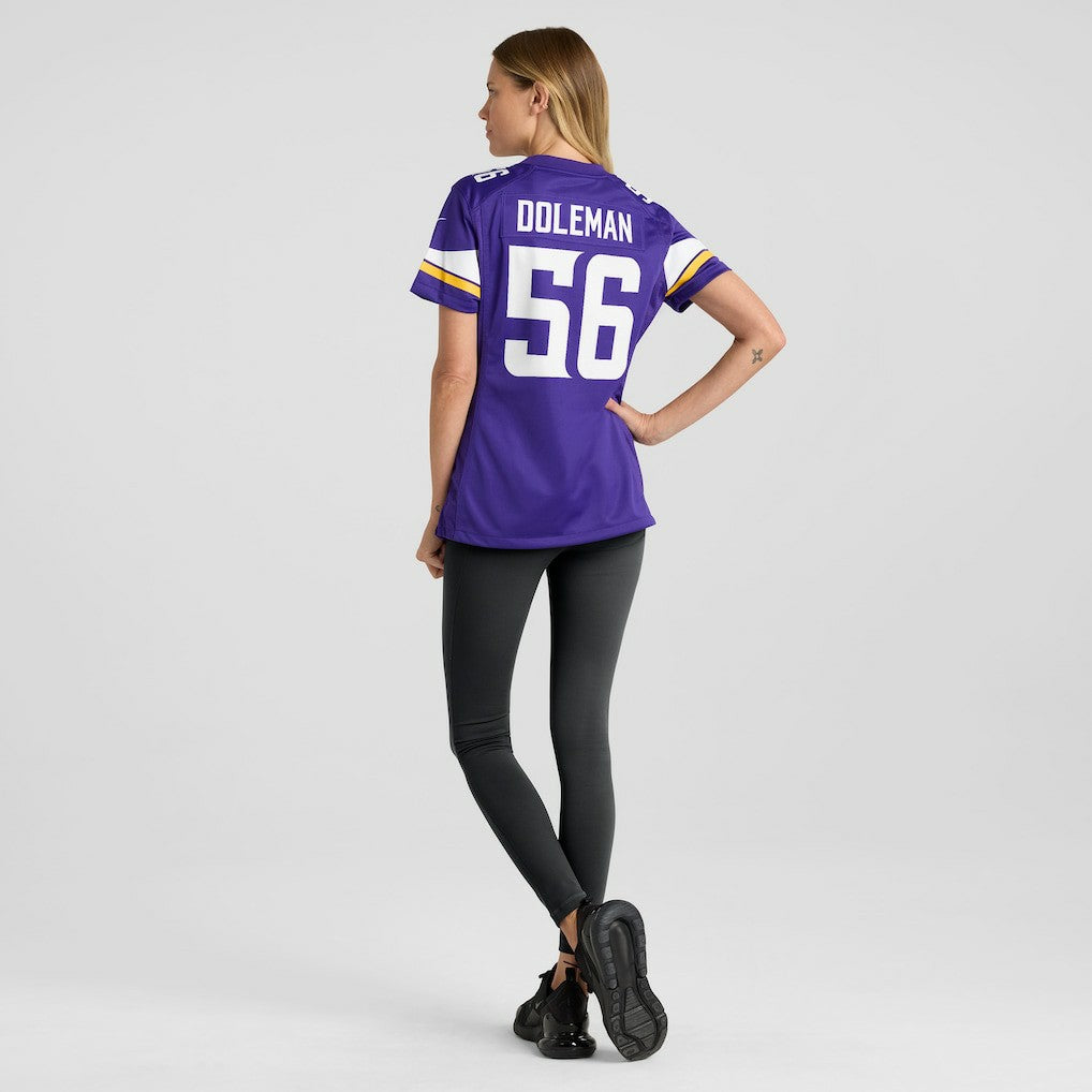 Minnesota Vikings Chris Doleman  Women's Game Retired Player Jersey | NFL Discount