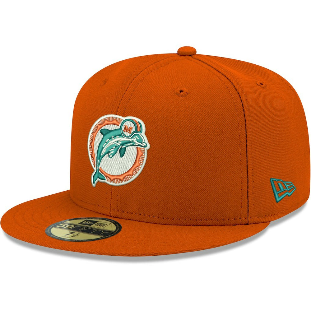 Miami Dolphins Omaha Throwback 59FIFTY Fitted Hat | NFL Discount