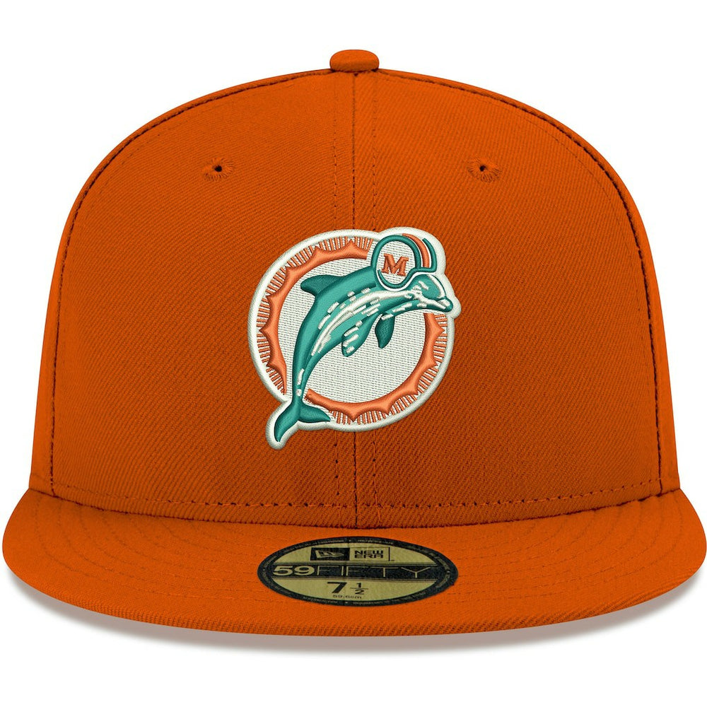 Miami Dolphins Omaha Throwback 59FIFTY Fitted Hat | NFL Discount