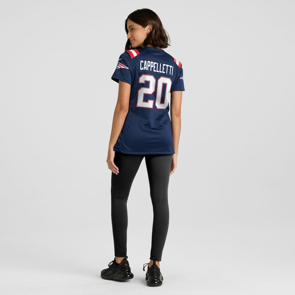 New England Patriots Gino Cappelletti  Women's Game Retired Player Jersey | NFL Outlet