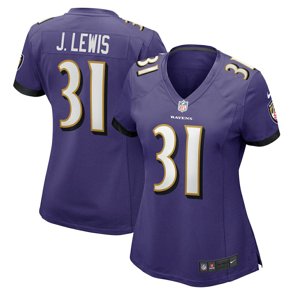 Baltimore Ravens Jamal Lewis  Women's Game Retired Player Jersey | NFL Sale