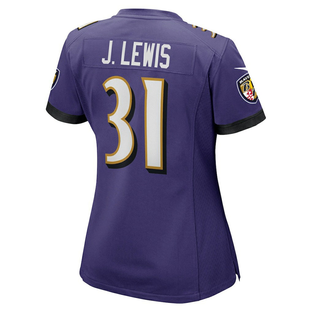 Baltimore Ravens Jamal Lewis  Women's Game Retired Player Jersey | NFL Sale
