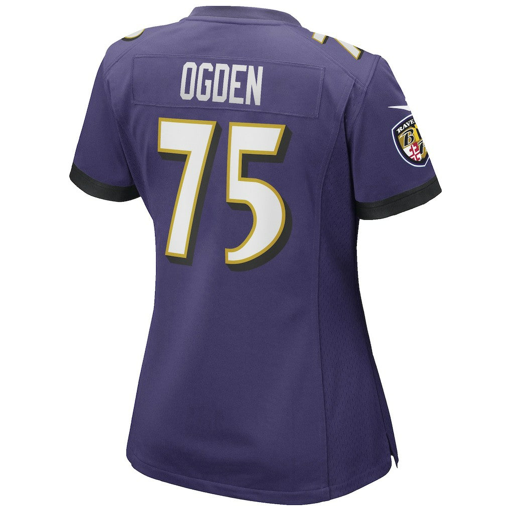 Baltimore Ravens Jonathan Ogden  Women's Game Retired Player Jersey | NFL Sale