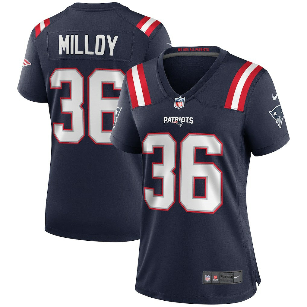 New England Patriots Lawyer Milloy  Women's Game Retired Player Jersey | NFL Hot