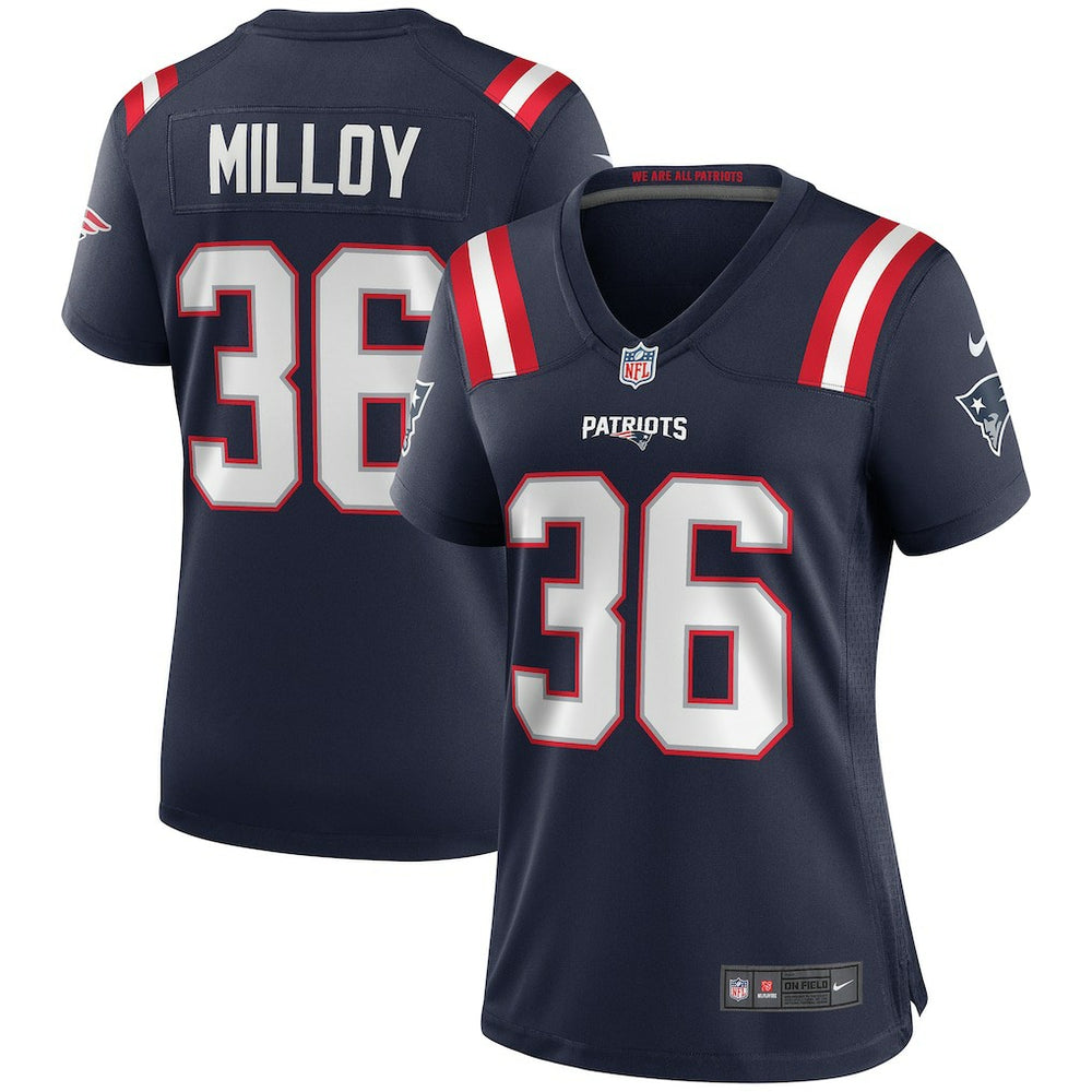 New England Patriots Lawyer Milloy  Women's Game Retired Player Jersey | NFL Hot