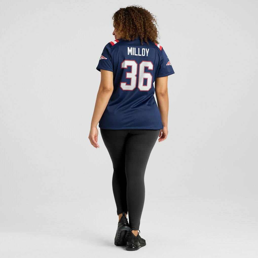 New England Patriots Lawyer Milloy  Women's Game Retired Player Jersey | NFL Hot