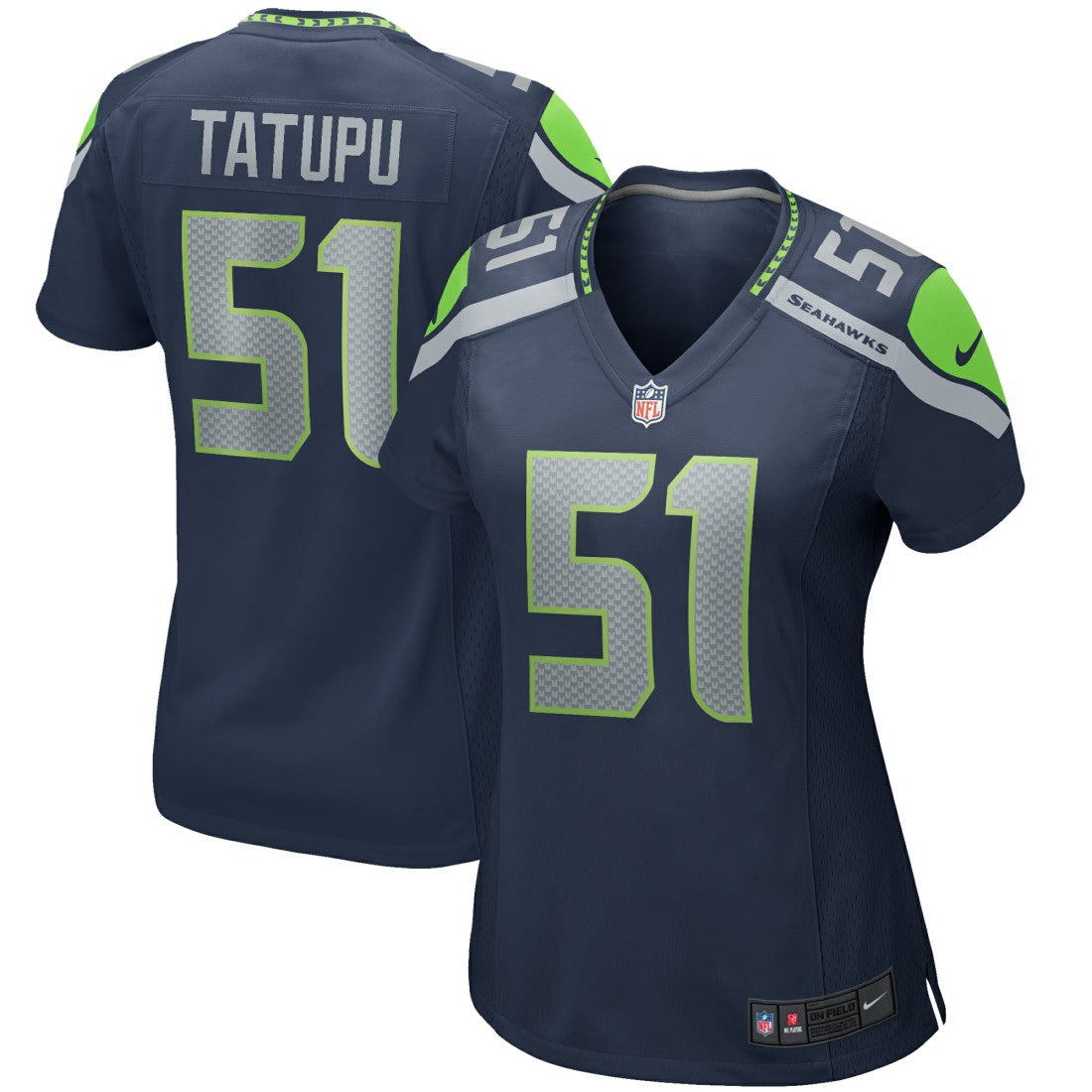 Seattle Seahawks Lofa Tatupu  Women's Game Retired Player Jersey | NFL US