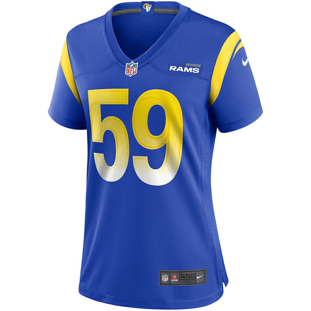 Los Angeles Rams London Fletcher  Women's Game Retired Player Jersey | NFL On sale