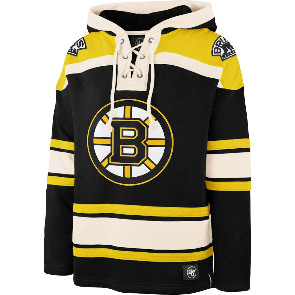 Boston Bruins '47 Superior Lacer Hoodie -  NHL Hoodies