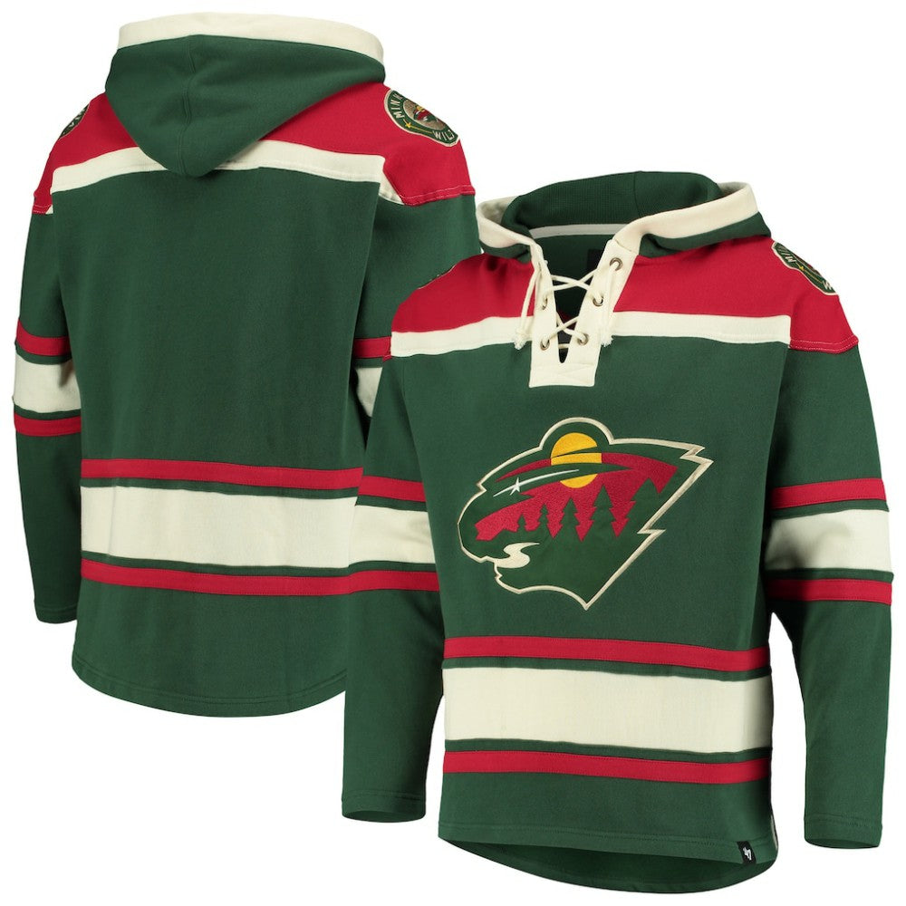 Minnesota Wild '47 Superior Lacer Hoodie -  NHL Hoodies