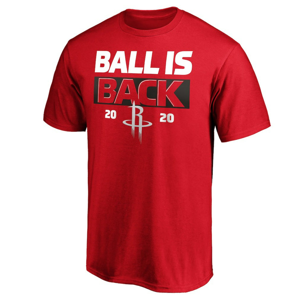 Red Houston Rockets Ball Is Back T-Shirt | NBA