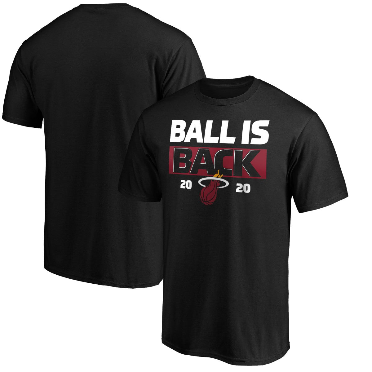 Black Miami Heat Ball Is Back T-Shirt | NBA
