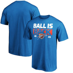 Blue Oklahoma City Thunder Ball Is Back T-Shirt sale | NBA