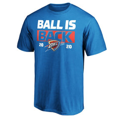 Blue Oklahoma City Thunder Ball Is Back T-Shirt sale | NBA