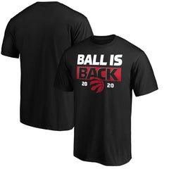 Black Toronto Raptors Ball Is Back T-Shirt | NBA