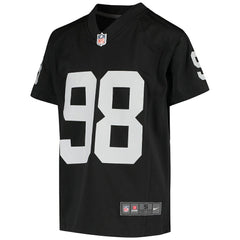 Las Vegas Raiders Maxx Crosby  Youth Game Jersey | NFL Discount