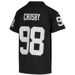 Las Vegas Raiders Maxx Crosby  Youth Game Jersey | NFL Discount