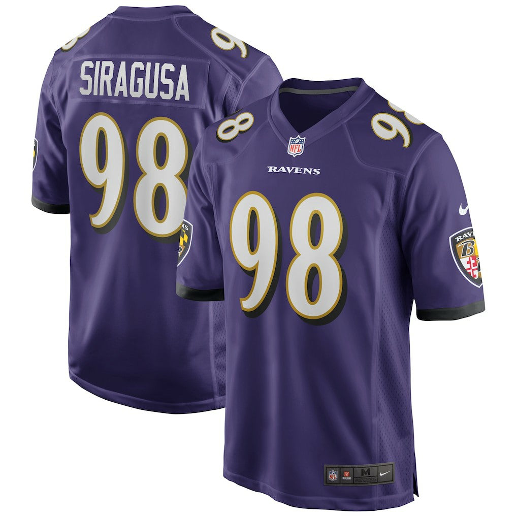 Baltimore Ravens Tony Siragusa  Game Retired Player Jersey | NFL Discount