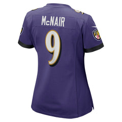 Baltimore Ravens Steve McNair  Women's Game Retired Player Jersey | NFL Outlet
