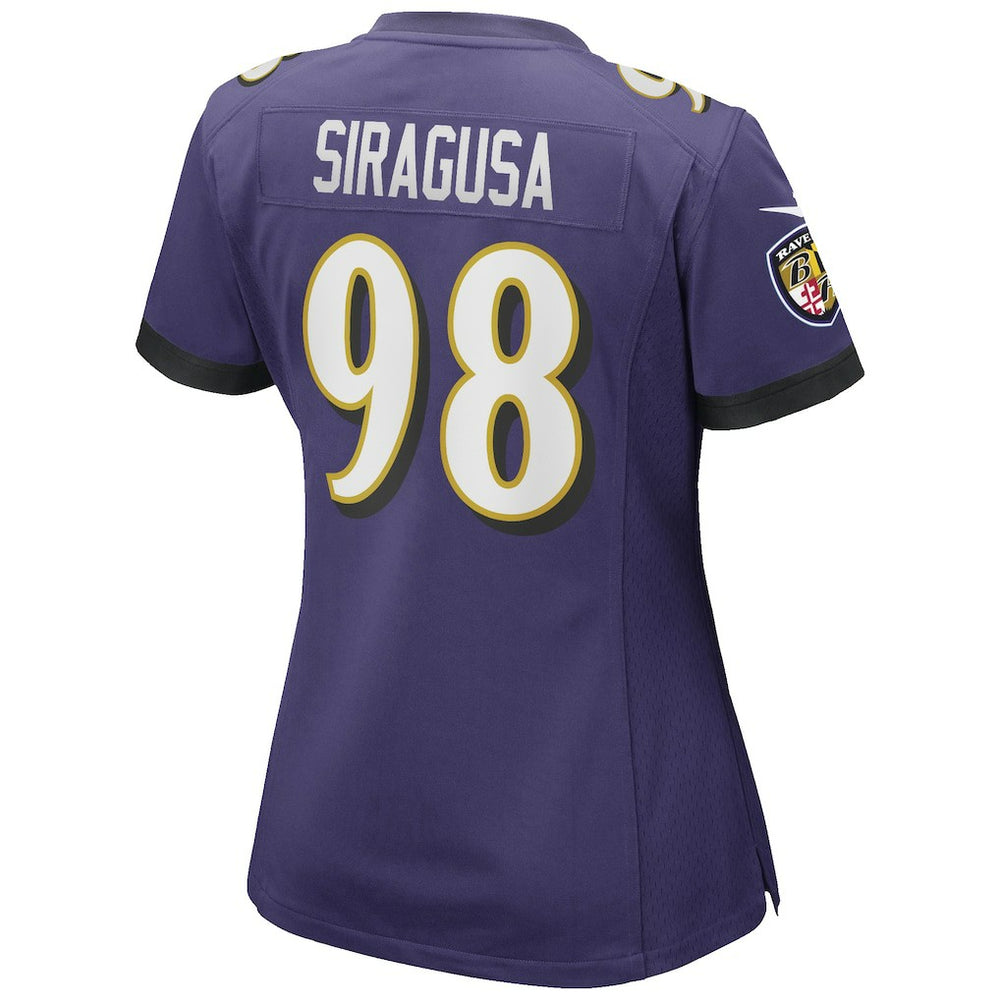 Baltimore Ravens Tony Siragusa  Women's Game Retired Player Jersey | NFL On sale