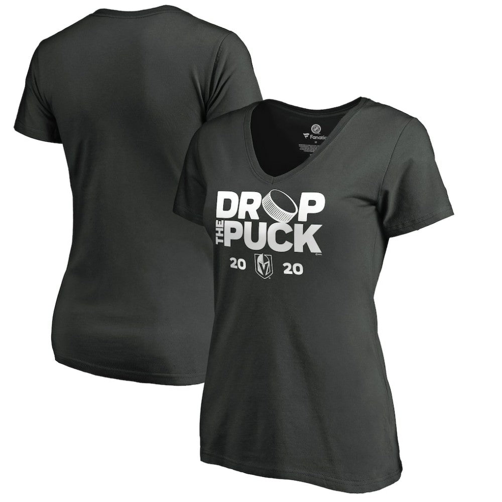 Vegas Golden Knights Women's Drop the Puck V-Neck T-Shirt -  NHL T-shirts