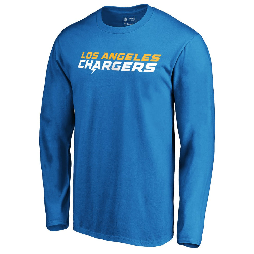 Los Angeles Chargers #1 Dad Long Sleeve Team Logo T-Shirt | NFL Hot