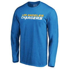 Los Angeles Chargers #1 Dad Long Sleeve Team Logo T-Shirt | NFL Hot
