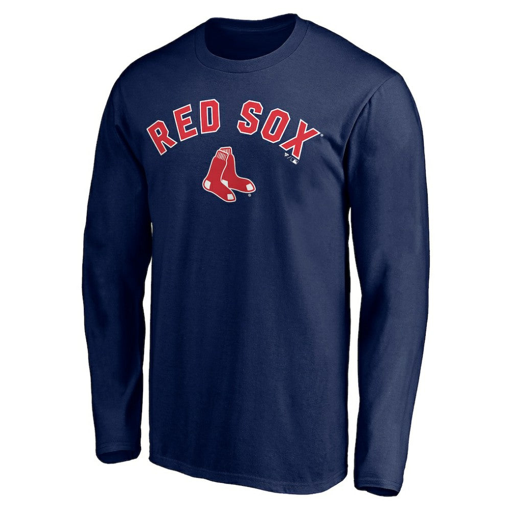 Boston Red Sox Personalized Winning Streak Name & Number Long Sleeve T-Shirt - MLB T-shirts