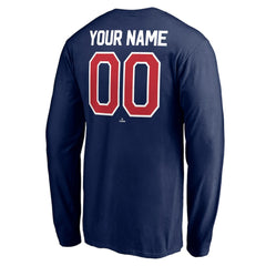 Boston Red Sox Personalized Winning Streak Name & Number Long Sleeve T-Shirt - MLB T-shirts
