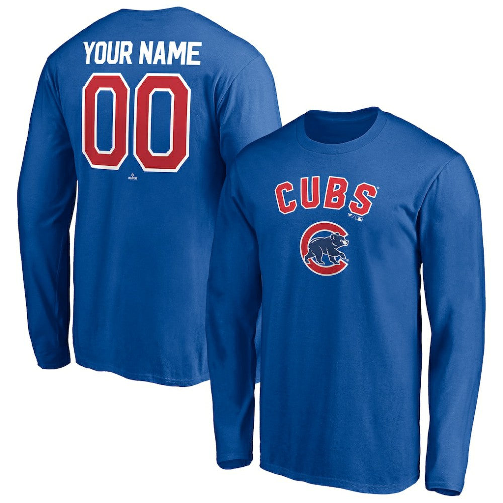 Chicago Cubs Personalized Winning Streak Name & Number Long Sleeve T-Shirt - MLB T-shirts